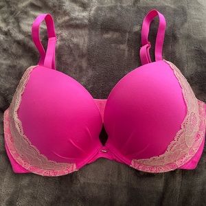Victorias Secret Pink Fabulous Plunge 32DD Bra